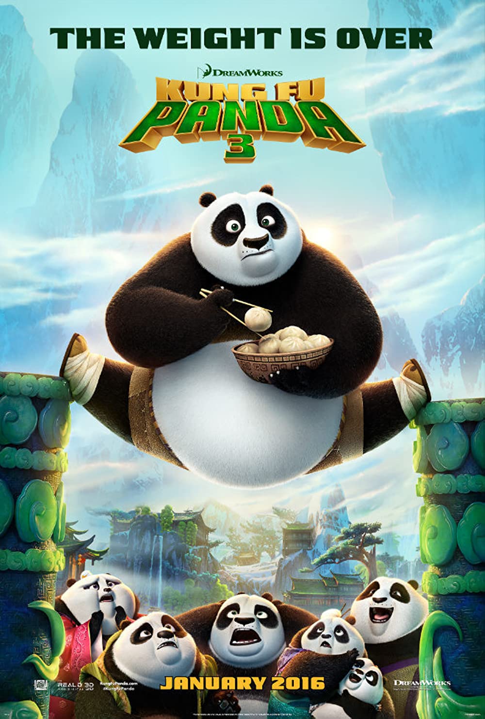 Kung Fu Panda 3 (2016) [Action]