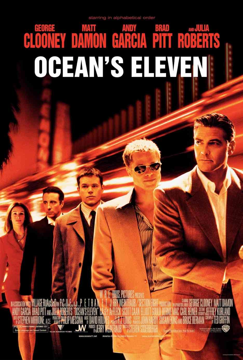 Ocean’s Eleven (2001) [Crime]